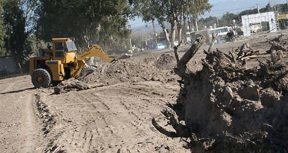 Iniciaron las obras en el predio donde se hará la Fiesta de las Dos Puntas