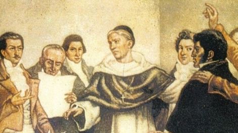 LA PARTICIPACIÓN de Fray Justo Santa Maríade Oro en el Congreso de Tucumán fue decisivaen varios aspectos vinculados a la moraly la ética