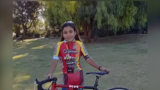 Daira, la nena que trae al ciclismo en el ADN y ya subió a su primer podio