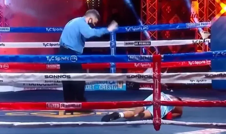 [VIDEO] El espectacular nocaut de Canelito Tejada para ser campeón