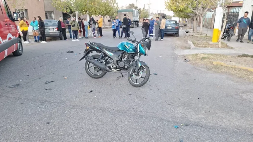 Dos motociclistas heridos tras choques ocurridos con 20 minutos de diferencia