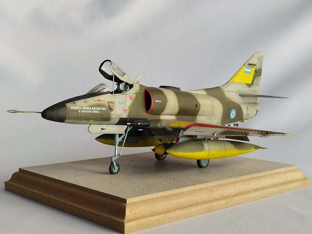 Aviones a escala serán parte de la exposición sobre Malvinas