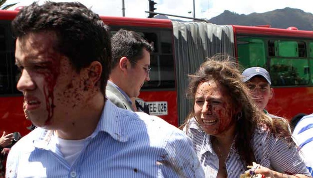 Atentado en Bogotá: 5 muertos
