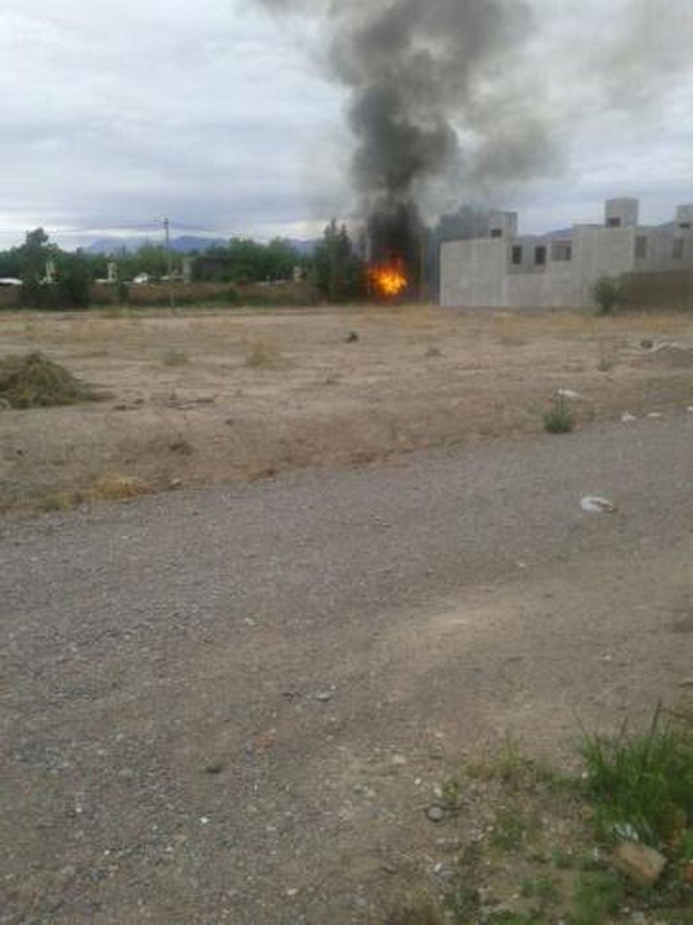 Perdió todo lo que tenía en el fondo de su casa por un incendio