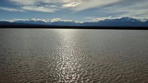 Así quedó la Pampa del Leoncito y aseguran que tardará varias semanas en volver a estar habilitado el tránsito. (Foto gentileza)