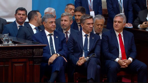 orrego participo del discurso de apertura de sesiones del congreso de milei