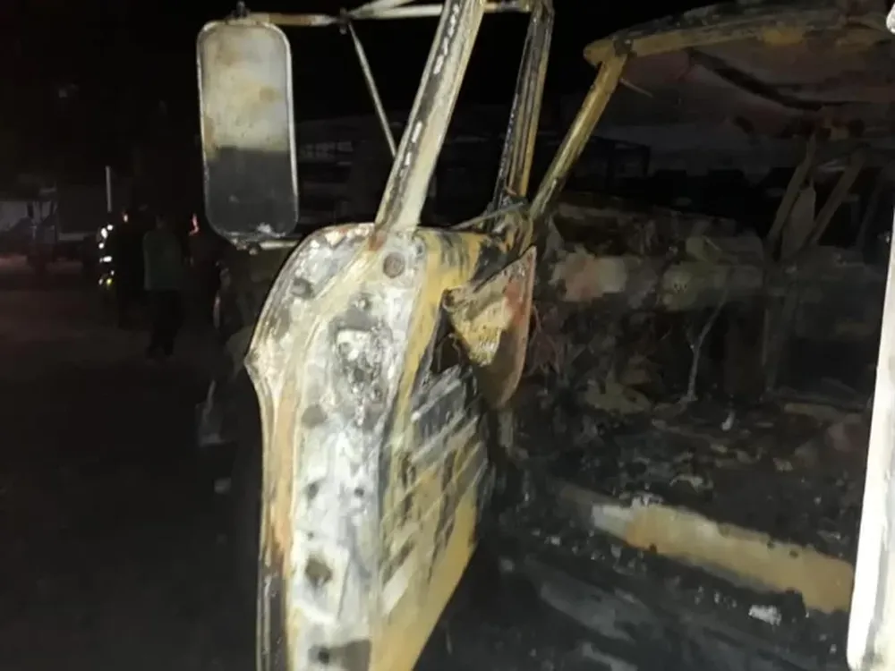 [VIDEO] Susto en Caucete por el incendio en un depósito