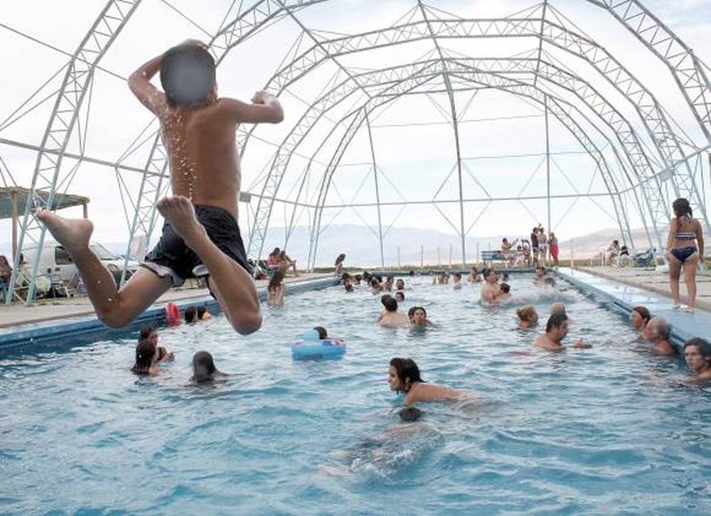 El agua tibia, resguardo del viento