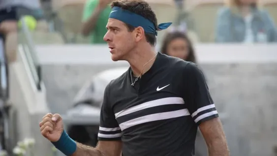Del Potro pasó a semis caminando, pero sigue 4° en el ranking