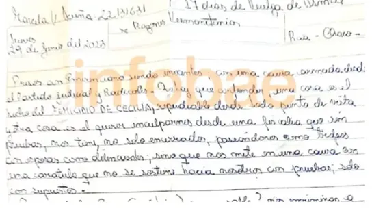 Marcela Acuña acusó a su hijo por el femicidio de Cecilia en una carta: “¿Por qué nos incriminan a nosotros?”