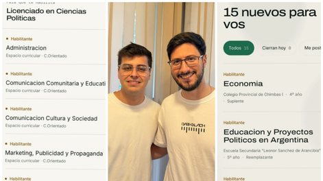 catedra, la app desarrollada en san juan que reune los llamados docentes en un solo lugar y ya es furor