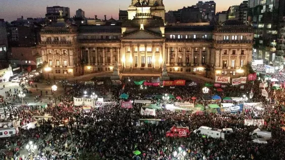 Un multitud se movilizó para reclamar por la despenalización del aborto