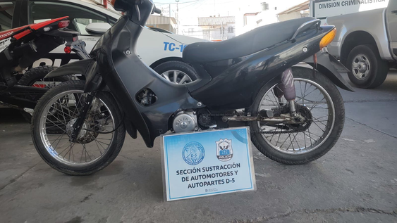 Secuestro de motos.