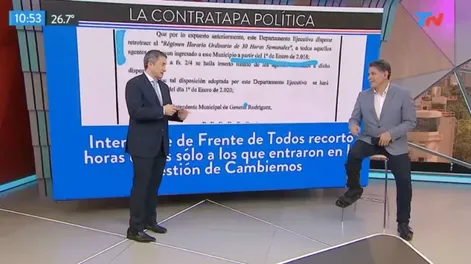 El insólito método de Adrián Ventura para cubrir un error en TN