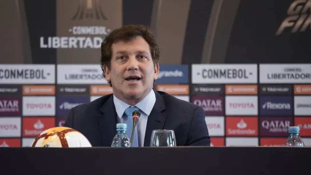 “Es un momento histórico para la Conmebol”, dijo el presidente Domínguez