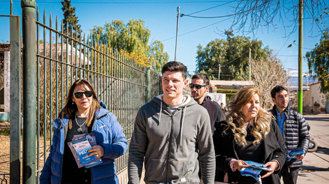 El senador Bruno Olivera cuando era candidato en el 2023.-