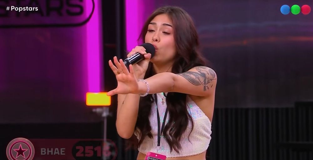 Bhae cant&oacute; Ven Conmigo. Fue su &uacute;ltima performance en Popstars