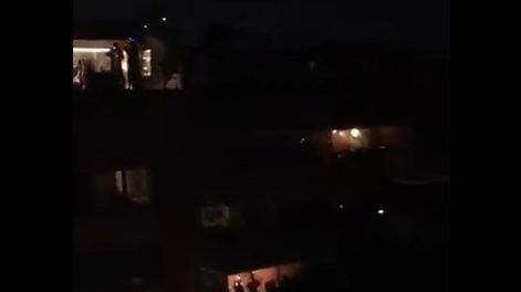 La espectacular forma en la que los vecinos de Bianchi lo saludaron por su cumpleaños
