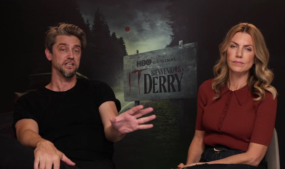 Andy y Barbara Muschietti durante una entrevista.