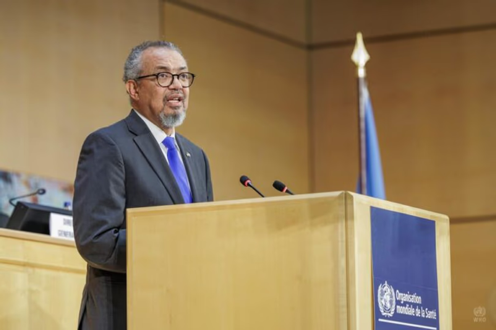 El director general de la Organización Mundial de la Salud (OMS), Tedros Adhanom Ghebreyesus.