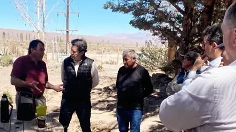 El ministro Fernández recorrió obras hídricas históricamente demandadas en Calingasta