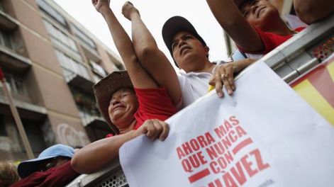 Actitud más optimista  por la salud de Chávez