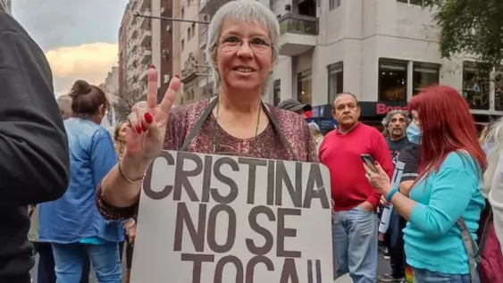 Salieron a la calle en favor de CFK