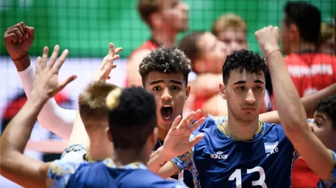 Los 3 jugadores de UPCN y la selección de vóley se tomaron revancha ante Bélgica