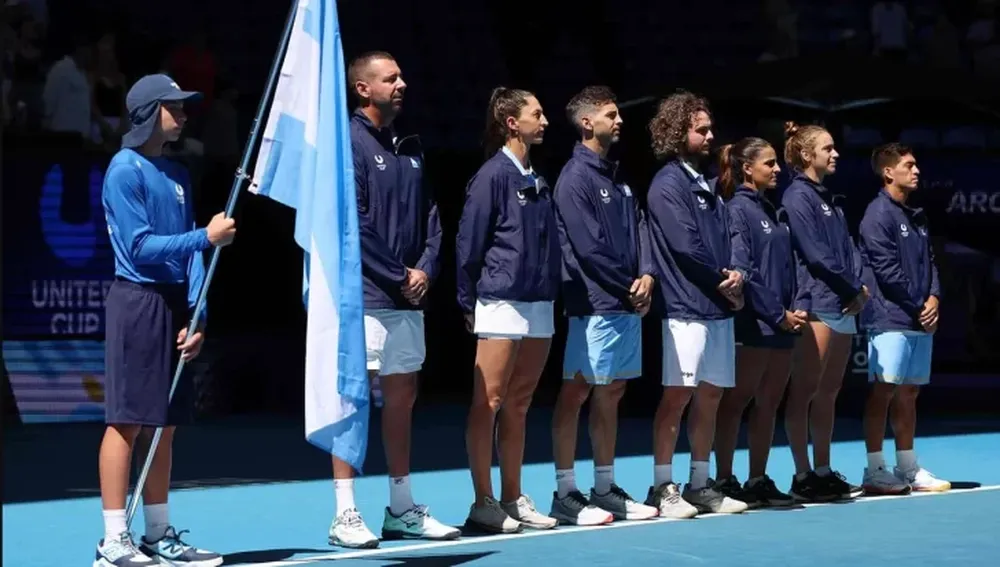 Histórico. El seleccionado de tenis de Argentina se instaló en los Cuartos de Final de la United Cup.