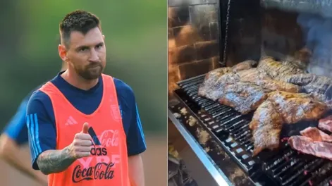 La Selección hizo su clásico asado, pero cambió el menú por un corte más barato que el habitual