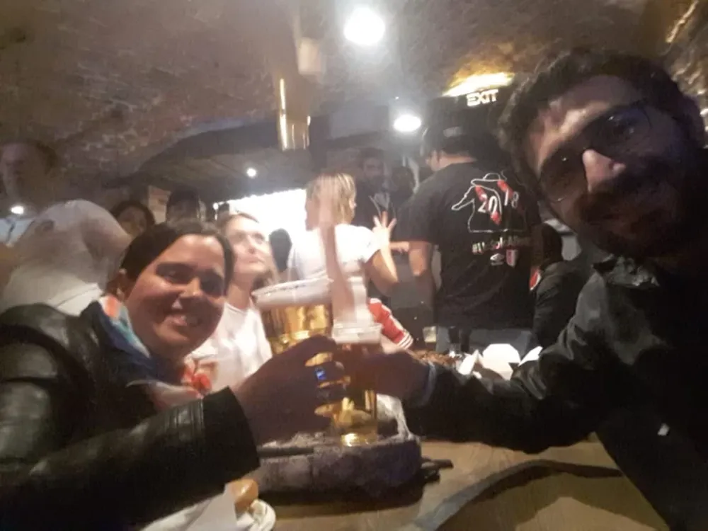 Aliento sanjuanino en el fan fest de Moscú