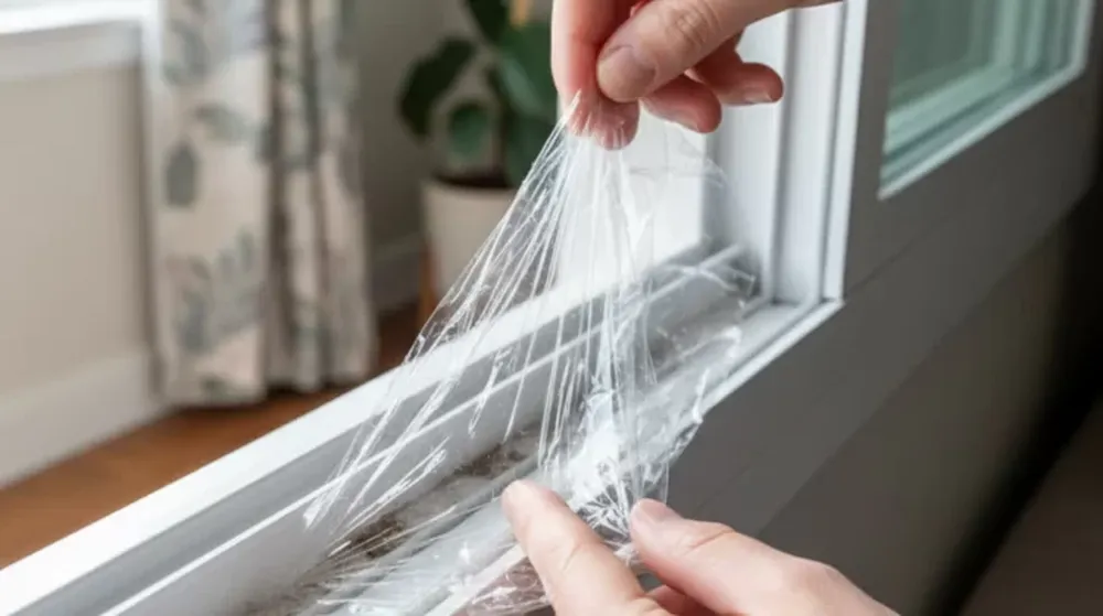 Usar papel film en los rieles de las ventanas: para qué sirve y por qué lo recomiendan.