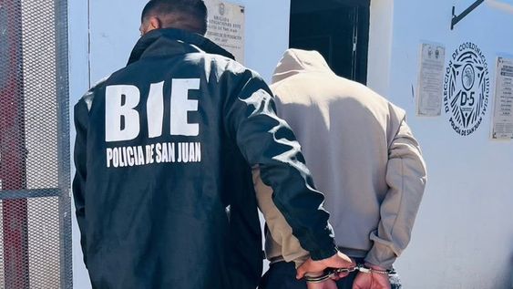 caucete: detuvieron a un conocido delincuente tras una persecucion a pie