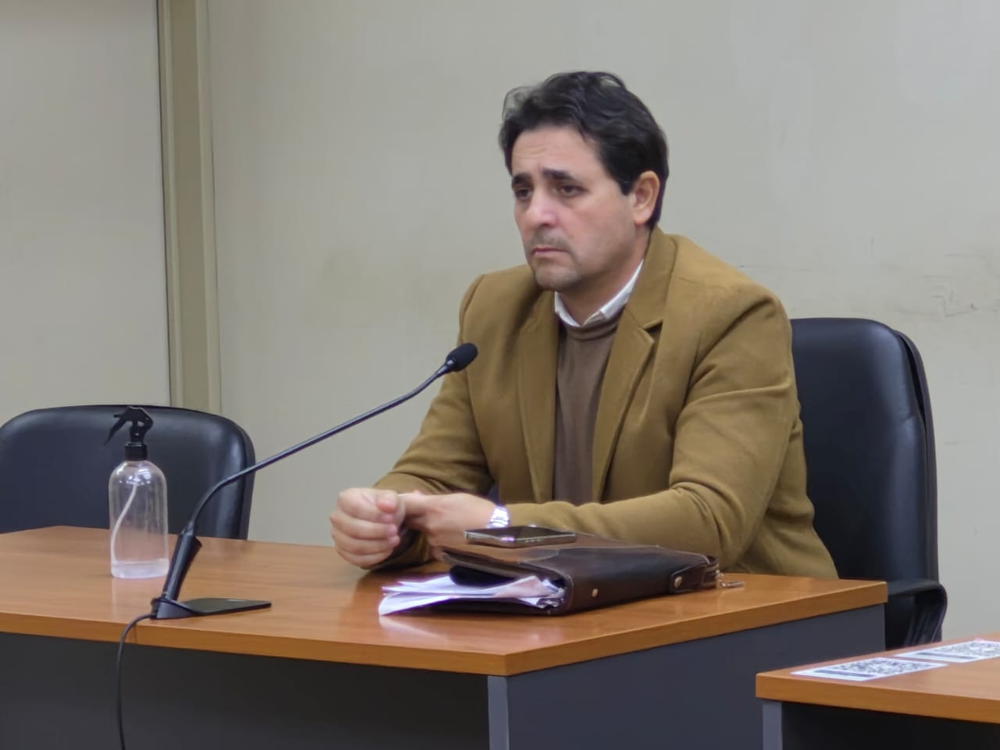 Jorge Coria, abogado de la defensa. 