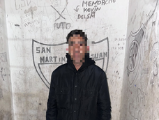 El detenido por la Policía.