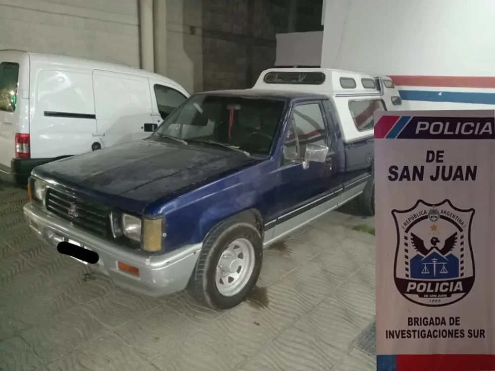 Secuestraron una camioneta en Pocito con pedido de captura en Mendoza