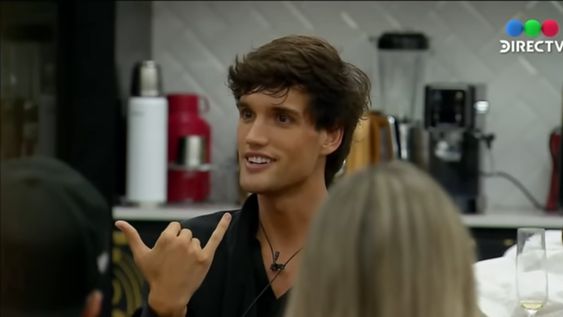 Sonriente y tranquilo, Franco Poggio estuvo lejos de la primera placa de Gran Hermano.