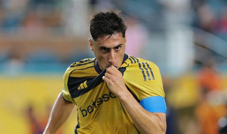 Goleador. Miguel Merentiel es la carta de gol de un Boca que se meterá otra vez en Copa Libertadores.