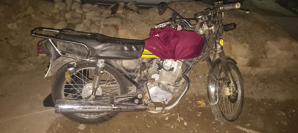 La moto que robaron Balmaceda y Reyes para cometer su raid delictivo.&nbsp;