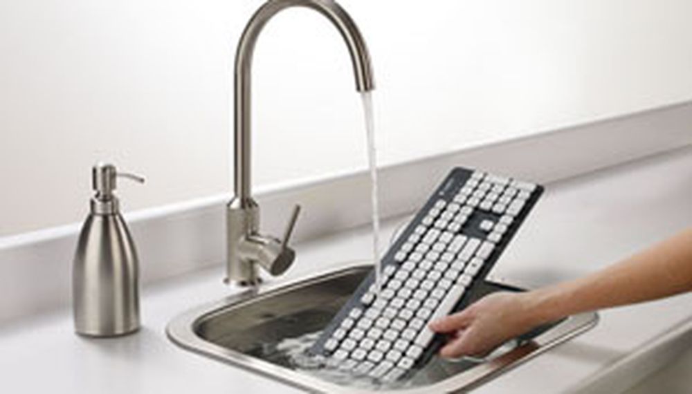 Un teclado lavable