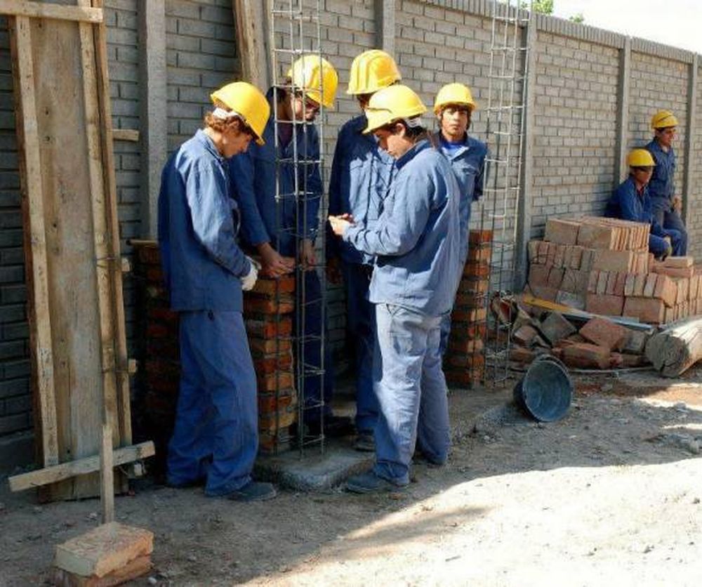 Capacitación para  los albañiles