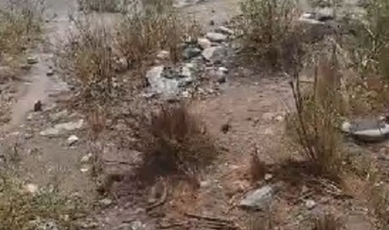 [VIDEO] Alivio para los habitantes de Sierra de Chávez: creció el río y trajo esperanzas por la sequía