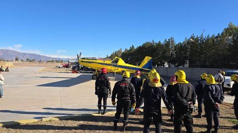 Brigadistas de San Juan se capacitaron en incendios forestales.