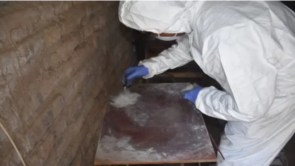 En la vivienda en la que vivía Jorge Brizuela quedaron decenas de pruebas del horror que vivió en sus últimas horas.