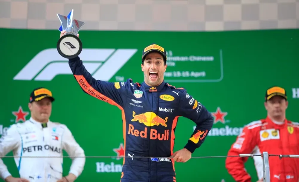 Ricciardo cortó la racha de Vettel en China
