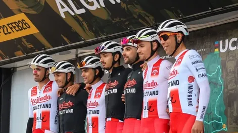 Volta al Algarve: día de transición para Tivani y Contte en la contrarreloj que ganó Filippo Ganna