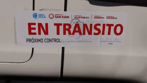 Un camionero de La Rioja rompió la faja de seguridad y estuvo de paseo por la Capital de San Juan
