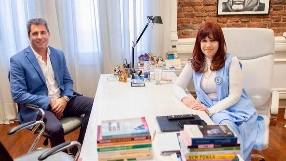 Sergio Uñac y Cristina Kirchner