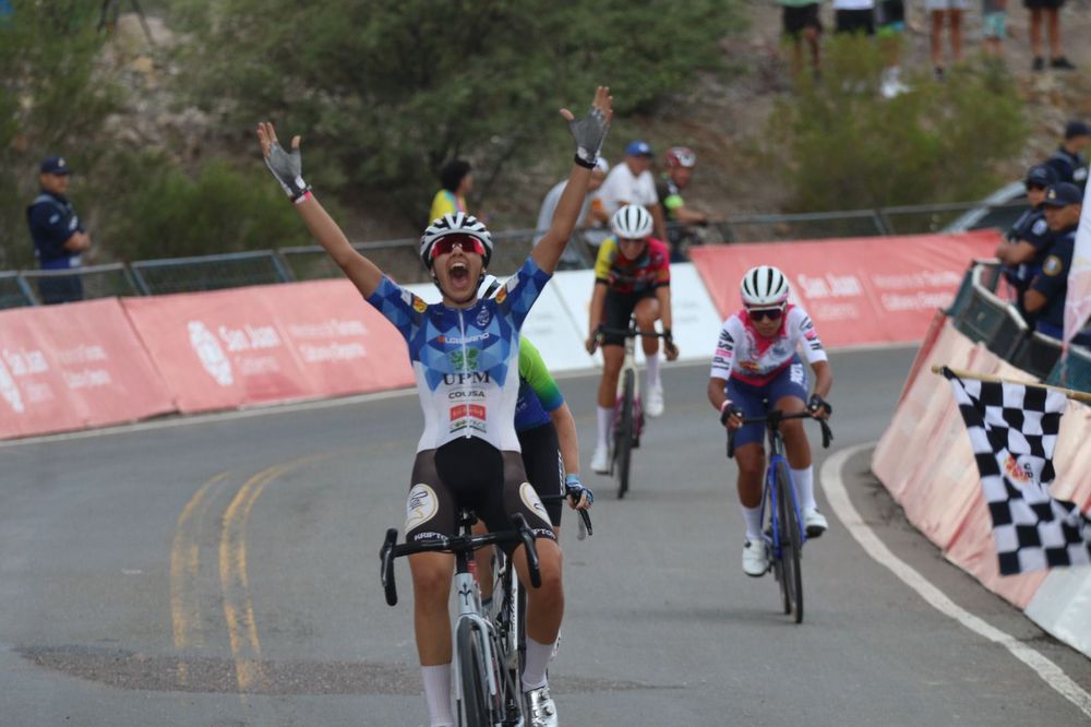 Definición. Florencia Revetria se quedó con la etapa reina de la Vuelta a San Juan que llegó hasta el departamento Sarmiento.