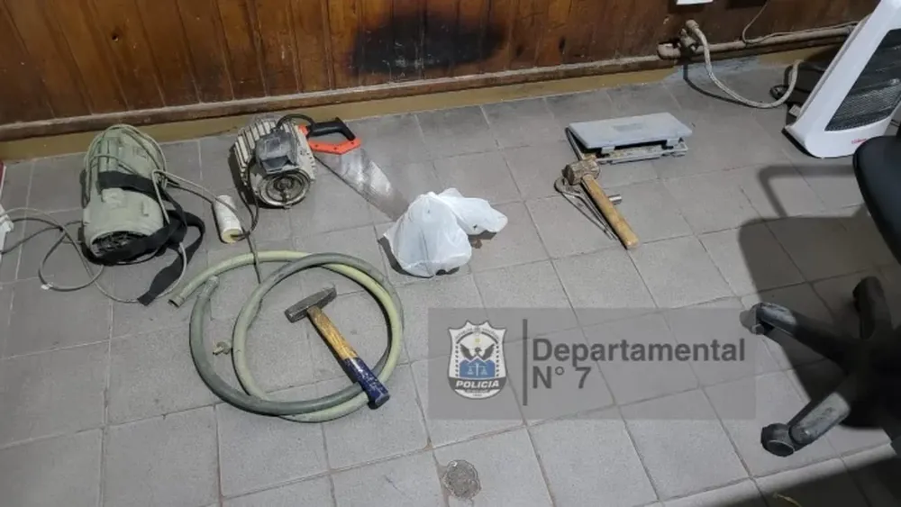 Recuperan un compresor, una soldadora y varias herramientas robadas